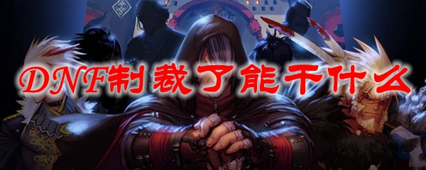 DNF制裁了能干什么