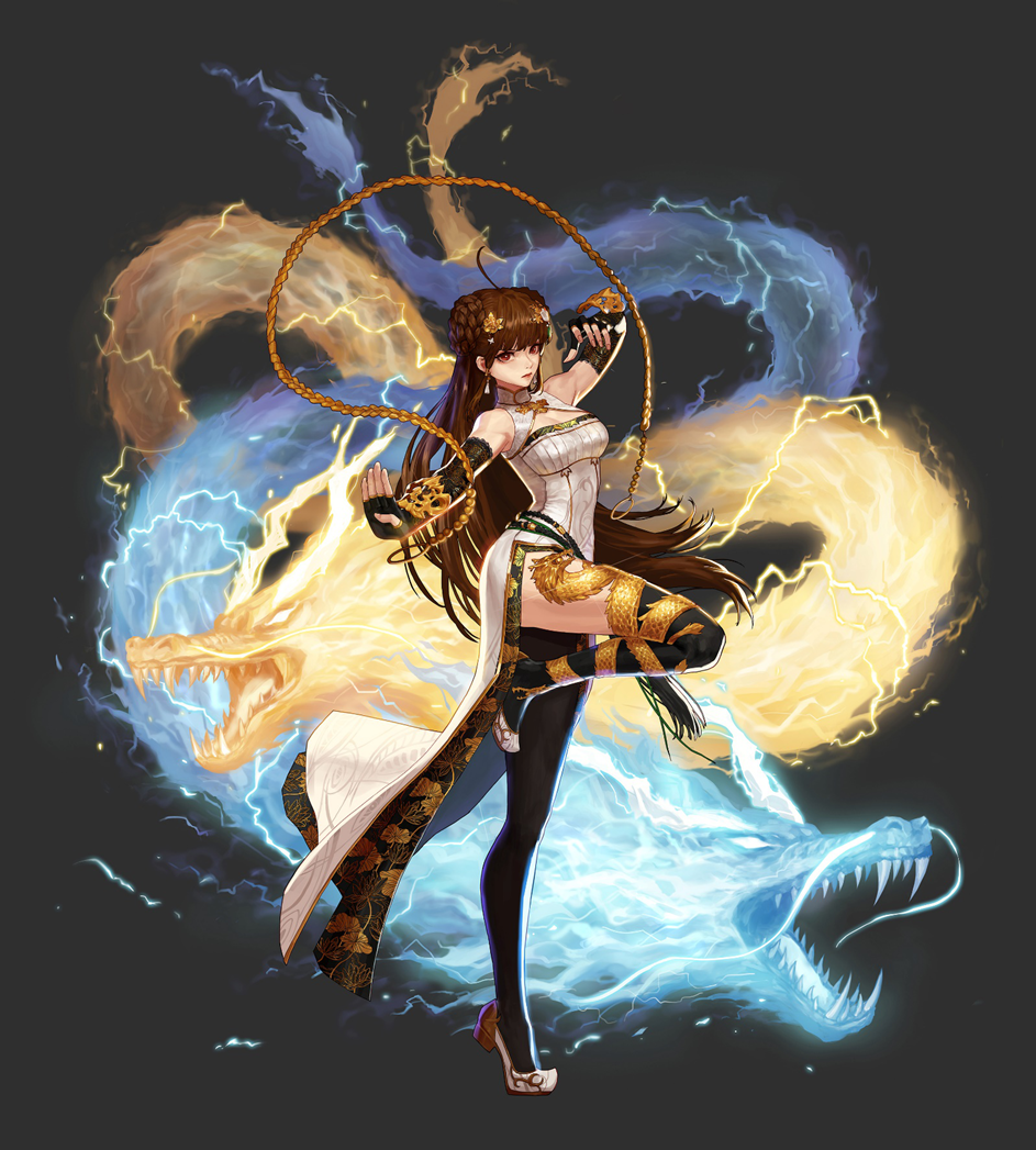 《DNF》女格斗三觉立绘展示