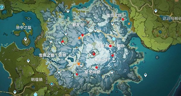 原神雪山石碑洞窟在哪