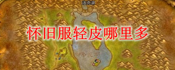wow怀旧服轻皮哪里多