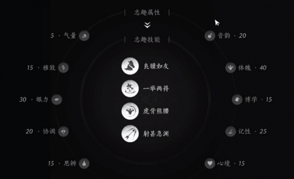 燕云十六声志趣天赋选择推荐