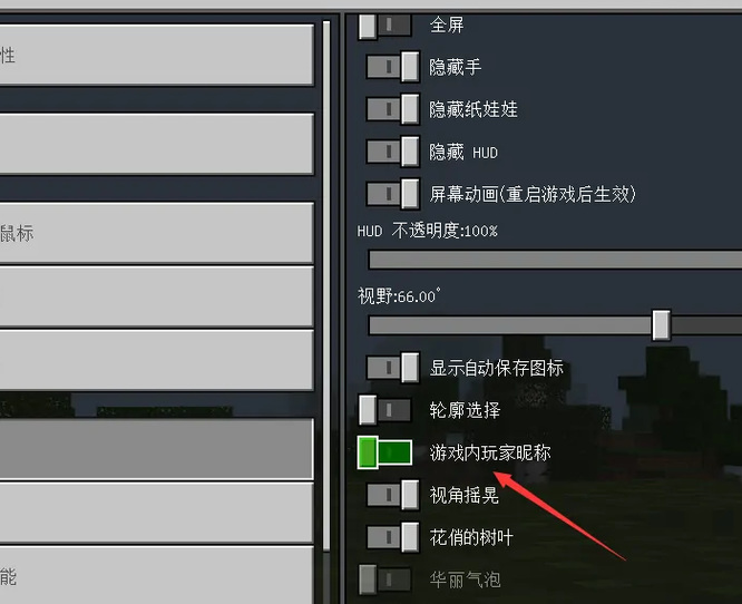我的世界如何让玩家昵称隐藏2025版