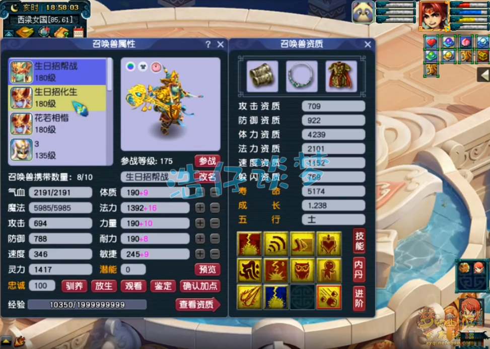 梦幻西游175帮战凌波城属性