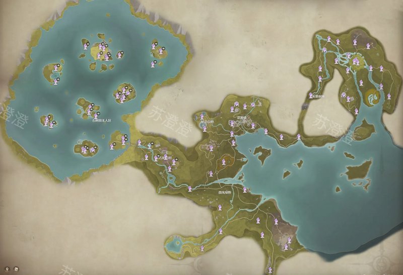 无限暖暖流转之柱点位详细全部