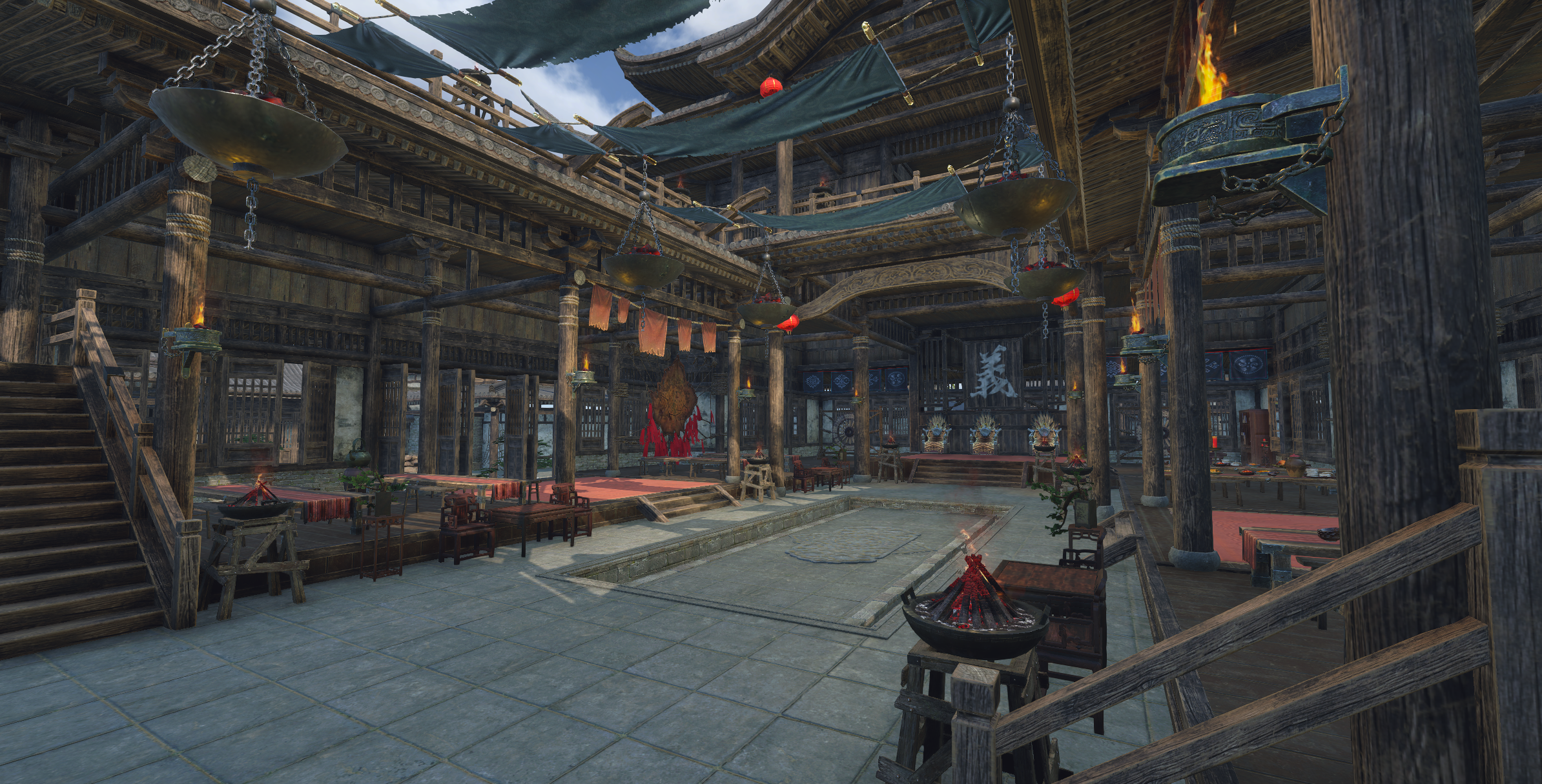 《逆水寒》千人阵营大战地图曝光