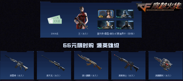 《CF》新春超值活动奖励介绍