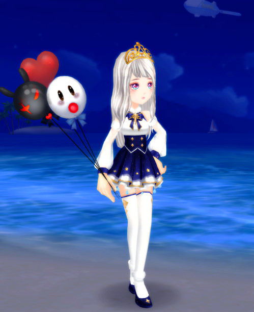 《QQ飞车》新套装：星璨晴海特效预览