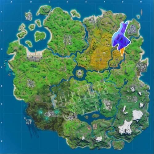 《堡垒之夜》点金手的黄金羊驼位置