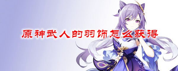 原神武人的羽饰怎么获得