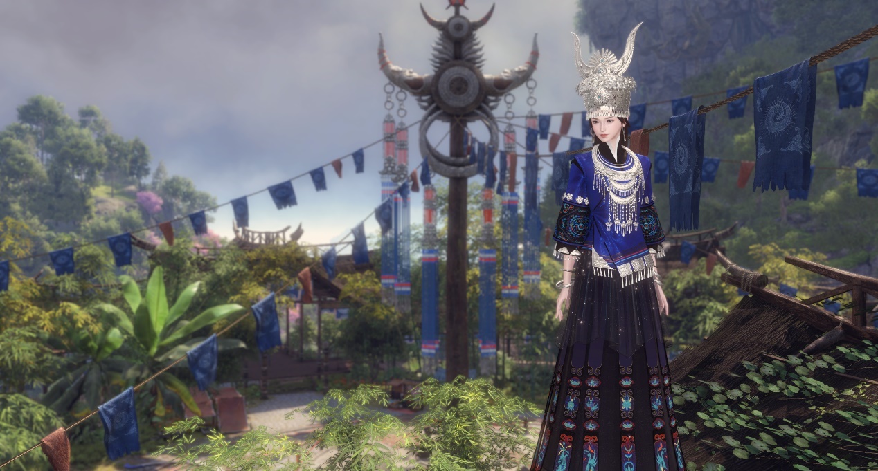 《逆水寒》苗族主题时装溪泠笙歌介绍