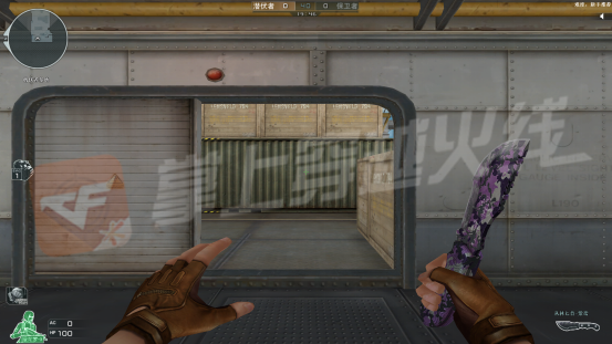 《CF》丛林匕首紫鸢外观