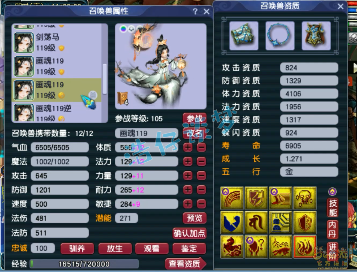 梦幻西游109级奶神木林装备展示图