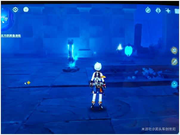 原神前往东北方的冥鱼池处怎么过