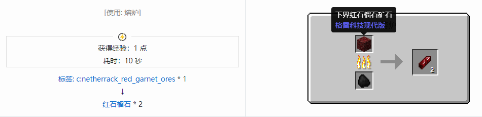 我的世界格雷科技现代版宝石合成表大全