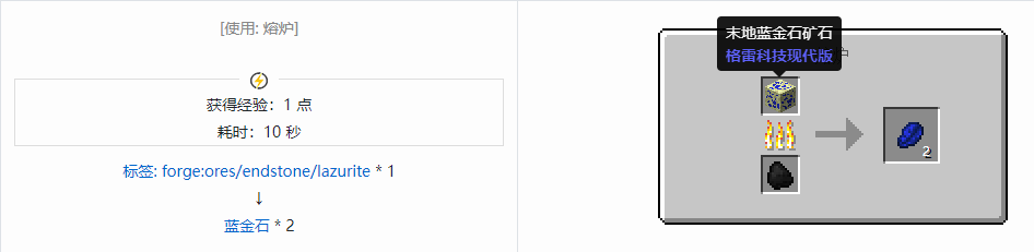 我的世界格雷科技现代版宝石合成表大全