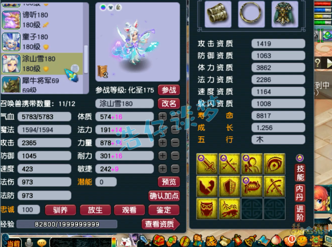 梦幻西游不磨神木林175级装备展示图