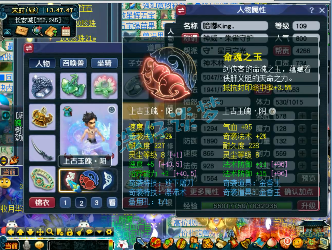 梦幻西游奶神木林109装备展示图