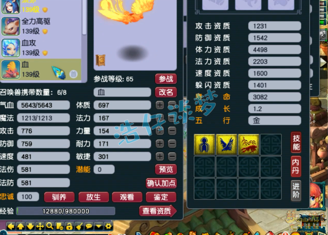 梦幻西游竞速女儿村129级装备展示图