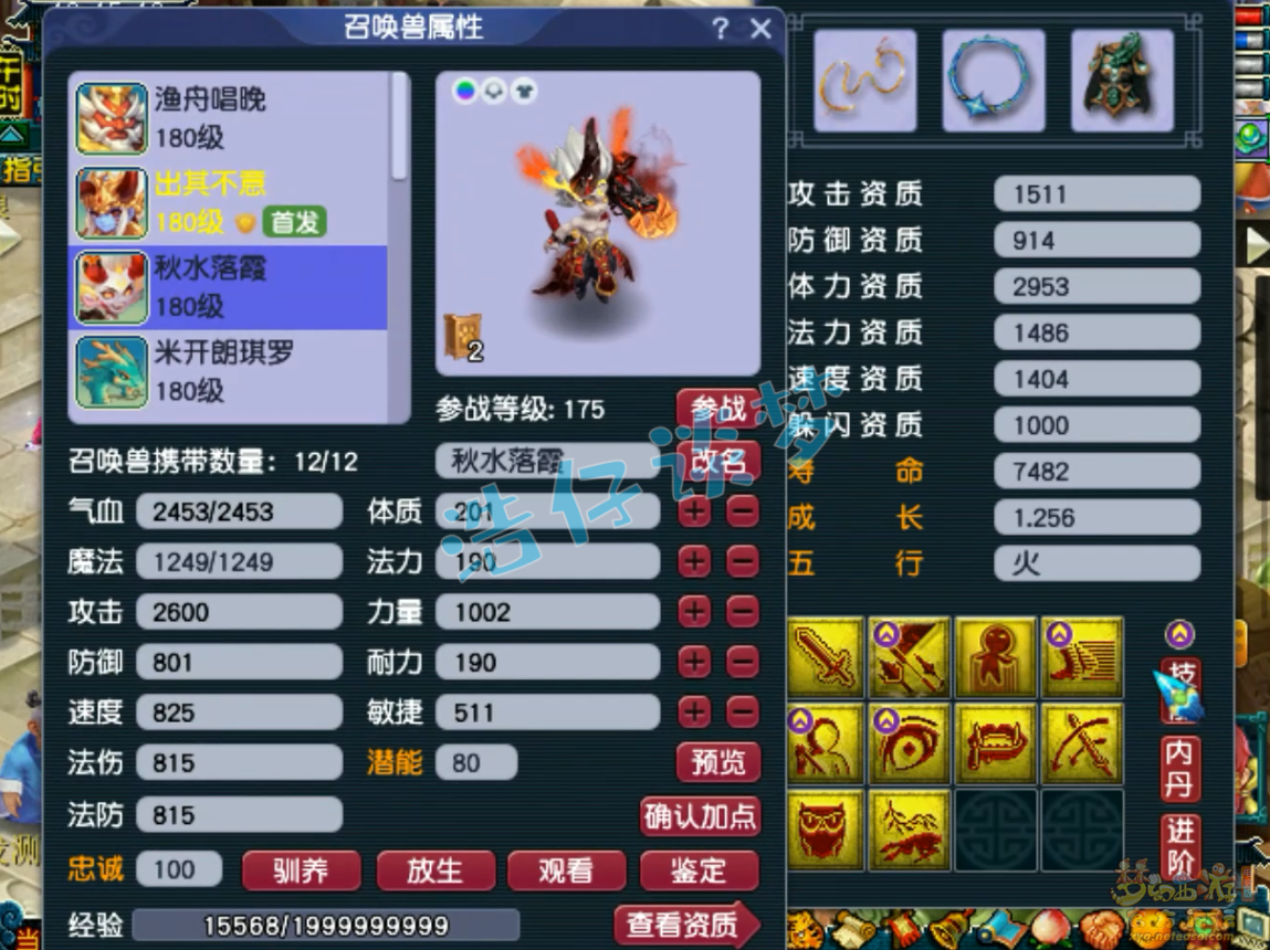 梦幻西游175级魔方寸山装备展示图