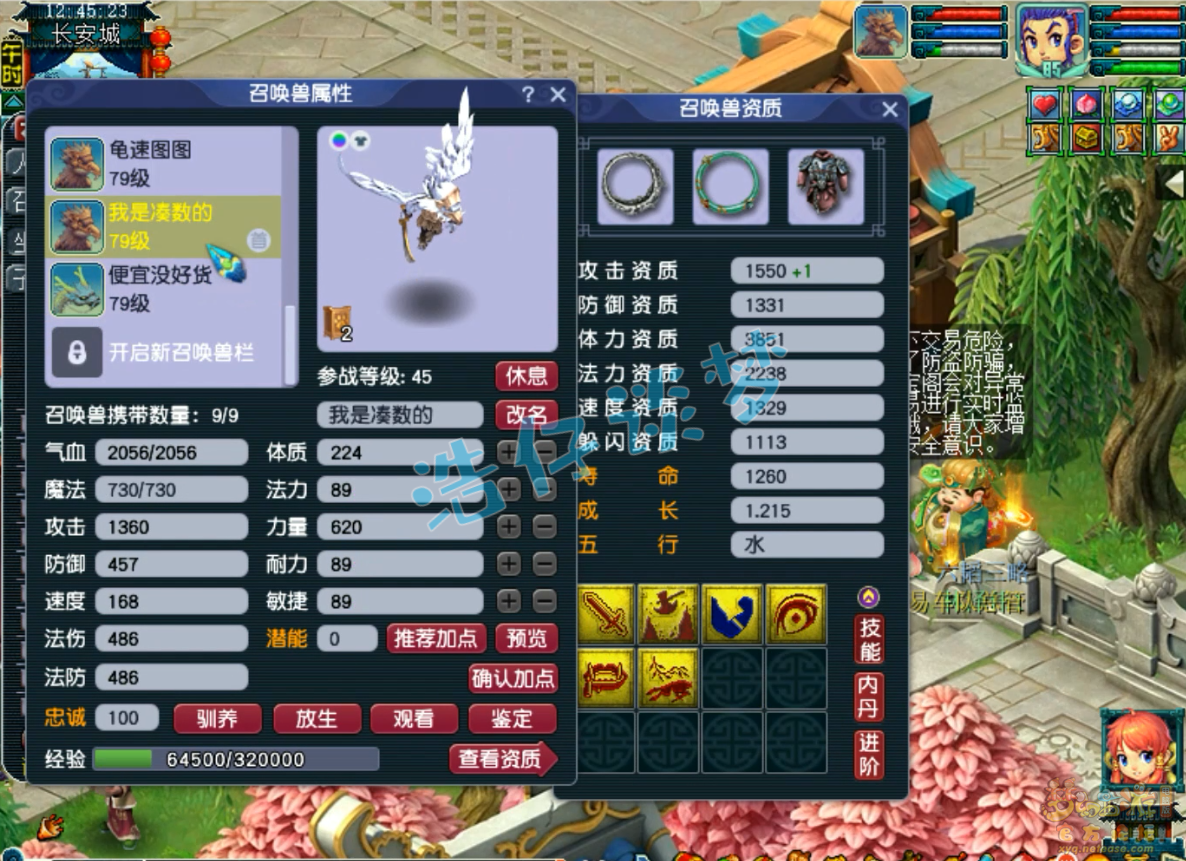 梦幻西游花果山任务69级装备展示图