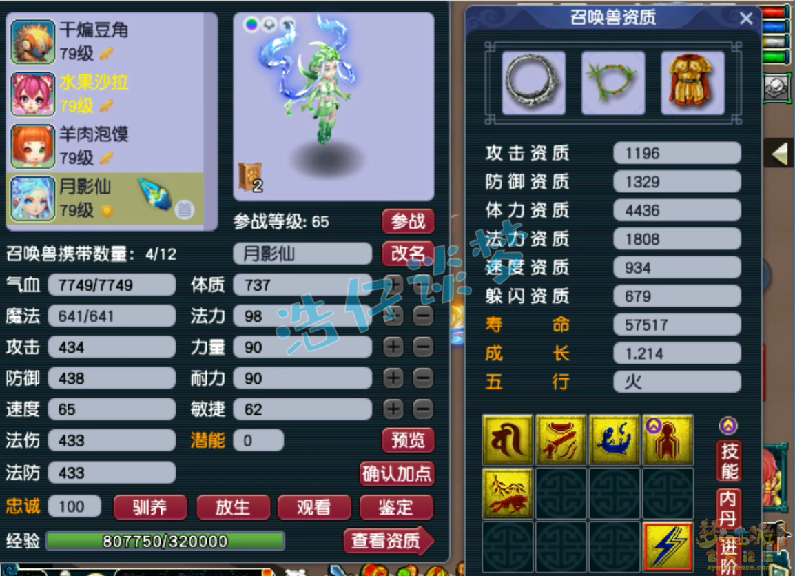 梦幻西游69级竞速方寸山装备展示图