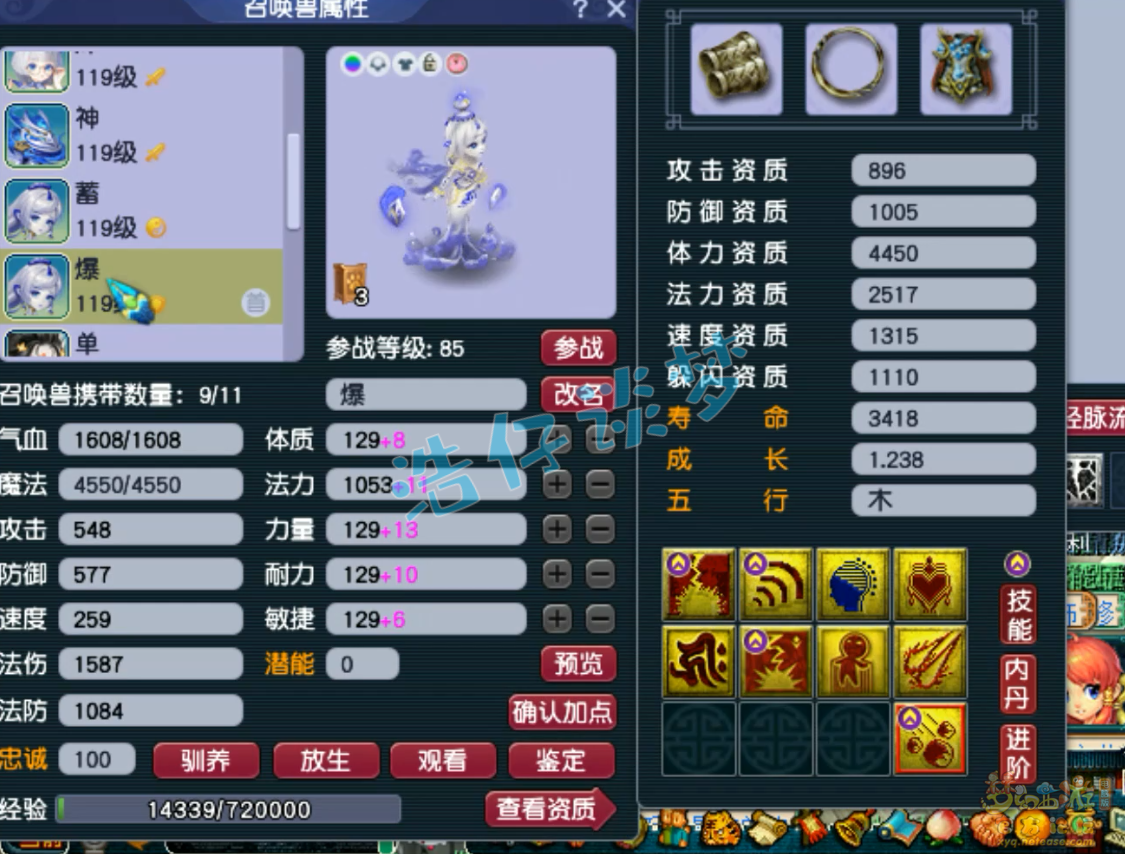 梦幻西游百套109级天宫装备展示图