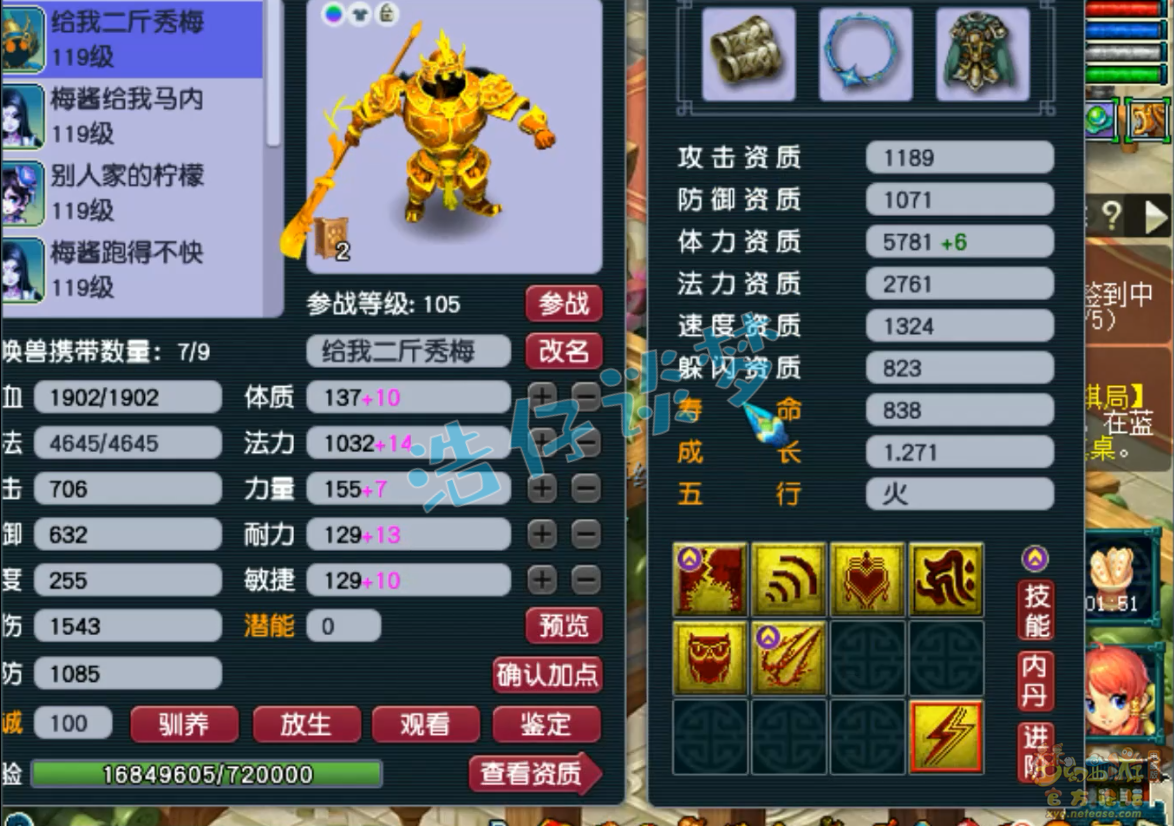 梦幻西游九黎城109装备展示图