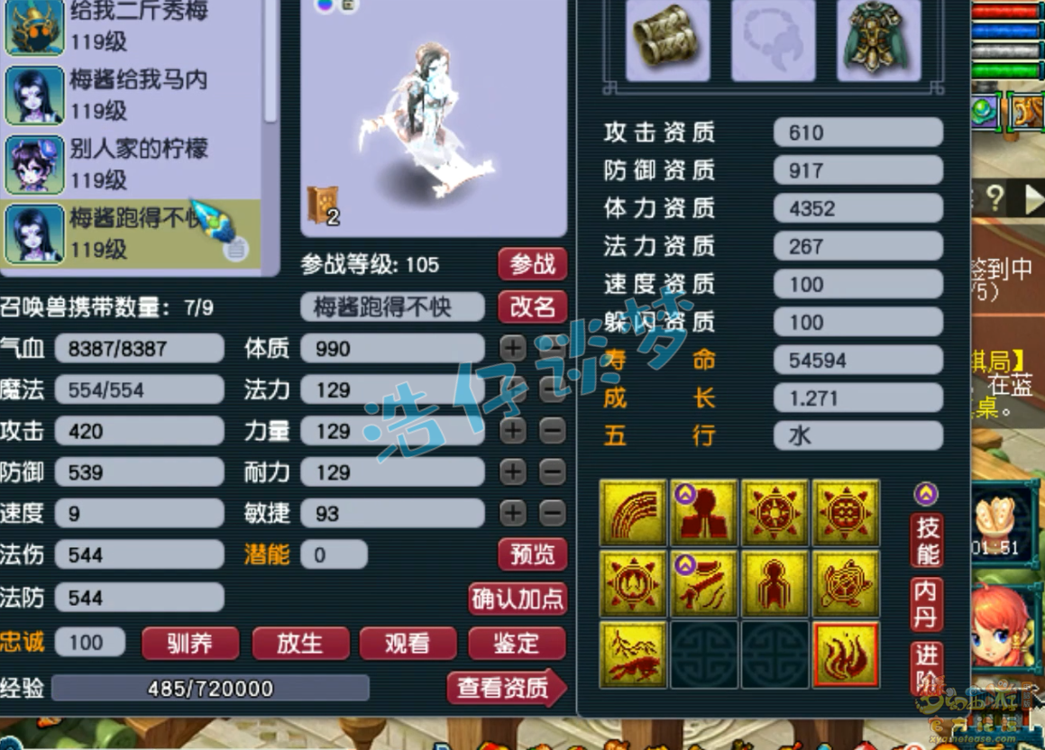 梦幻西游九黎城109装备展示图