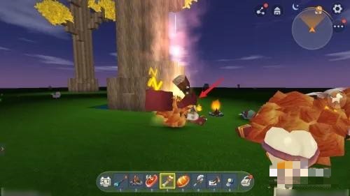 迷你世界里面的野人驯服后怎么让他工作