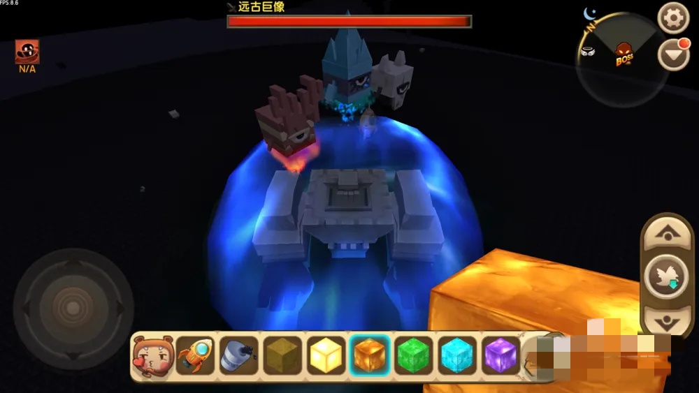 迷你世界怎么才能召唤出石巨人