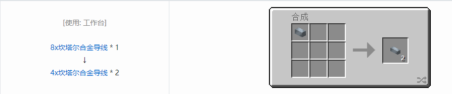 我的世界格雷科技现代版材料合成表大全