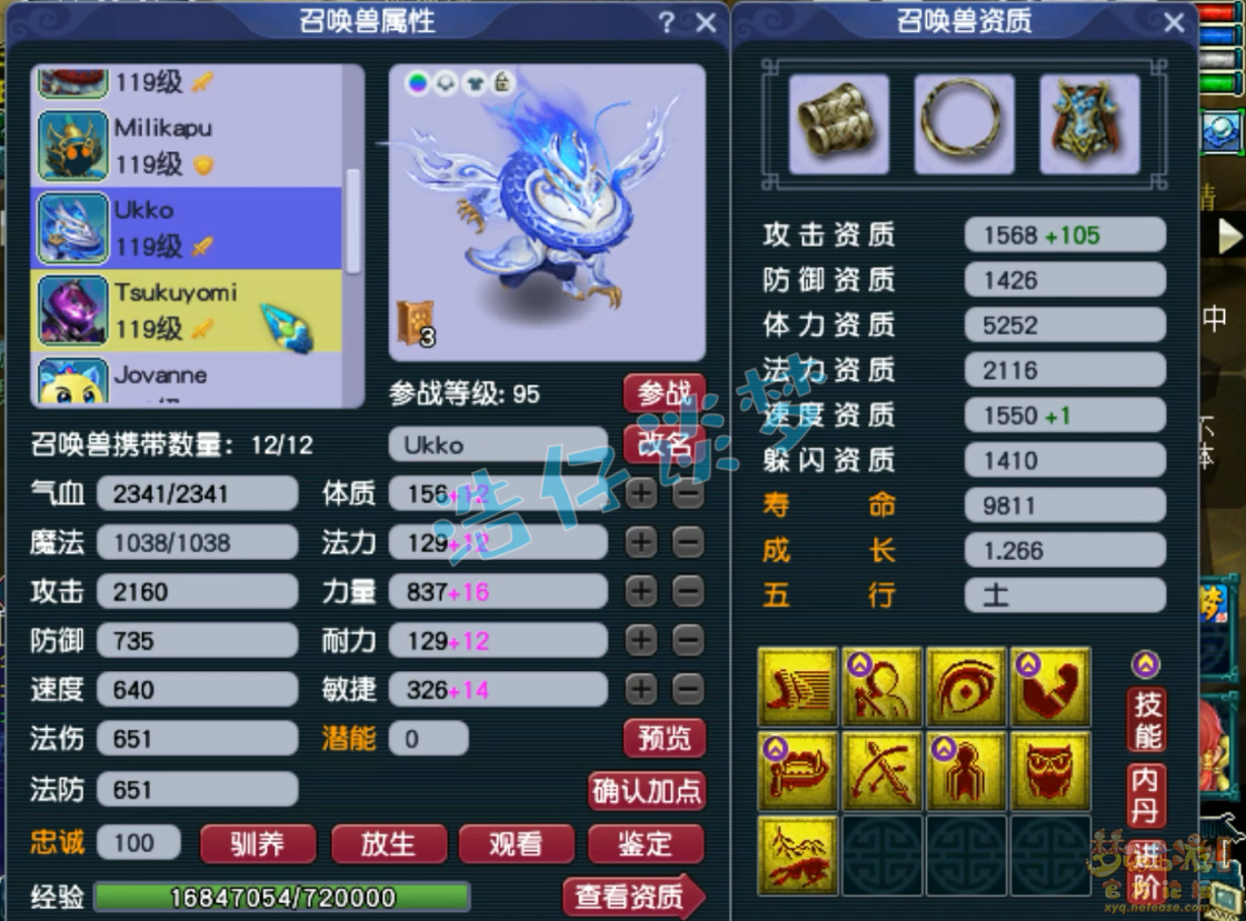 梦幻西游109级竞速龙宫装备展示图