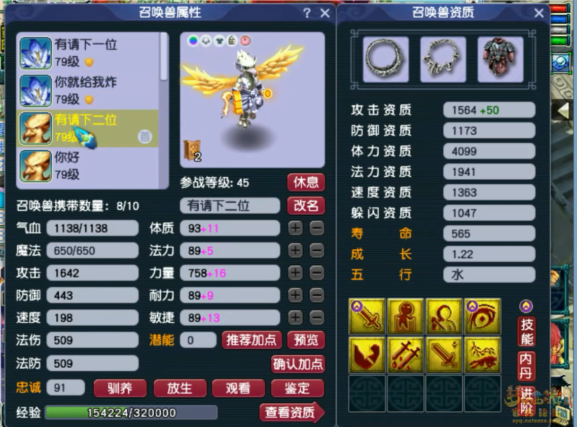 梦幻西游69奶神木林装备展示图