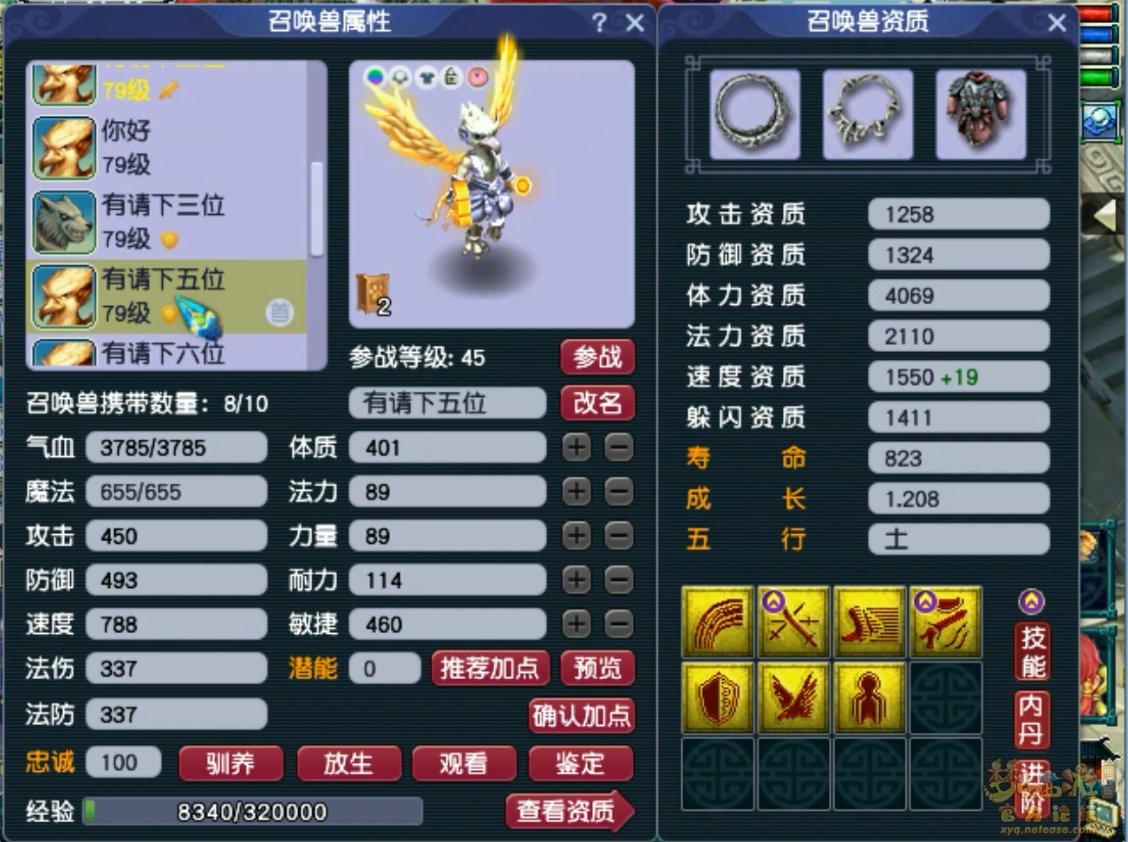 梦幻西游69奶神木林装备展示图