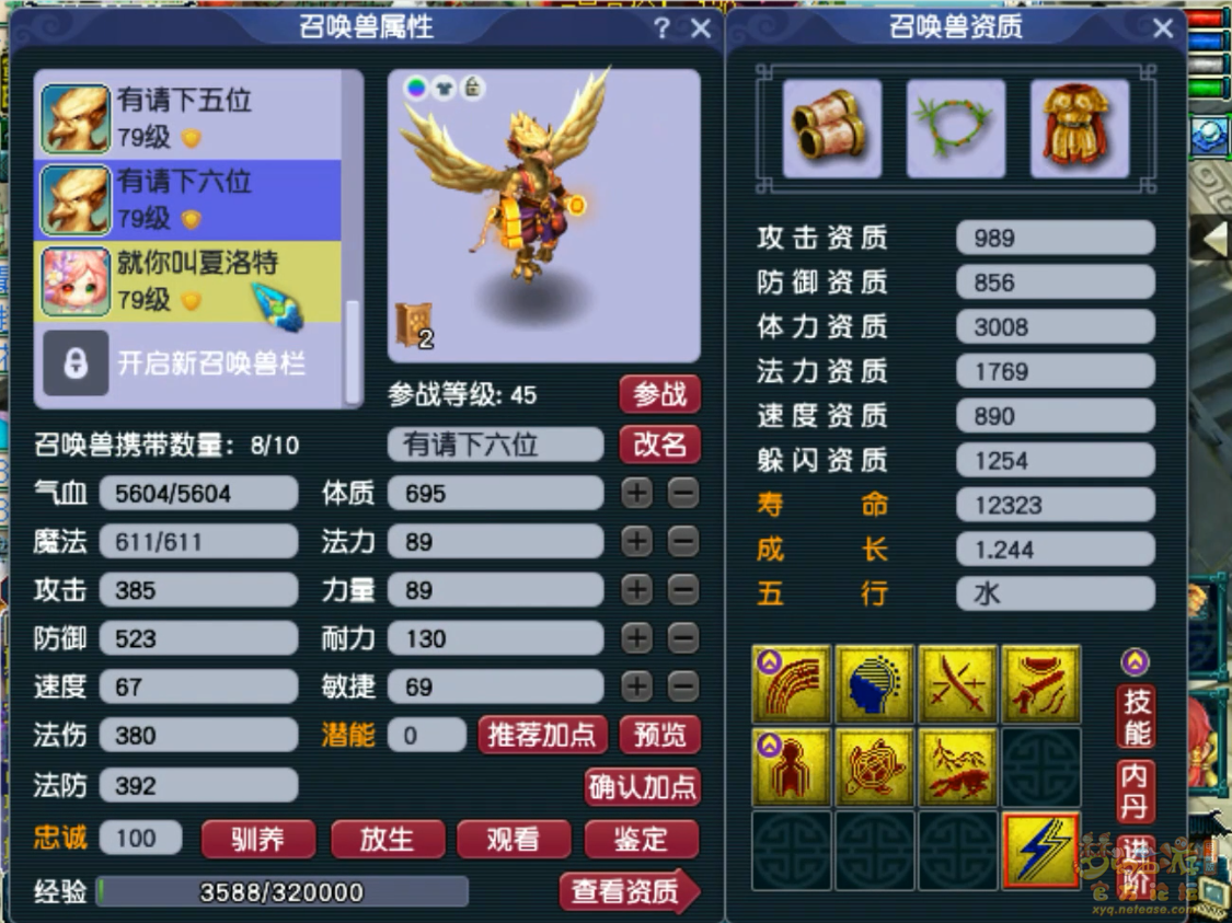 梦幻西游69奶神木林装备展示图