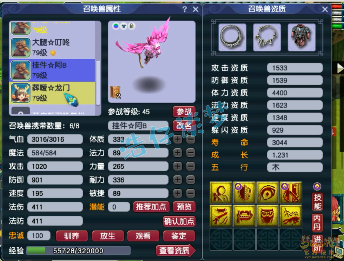 梦幻西游69化生寺任务装备展示图