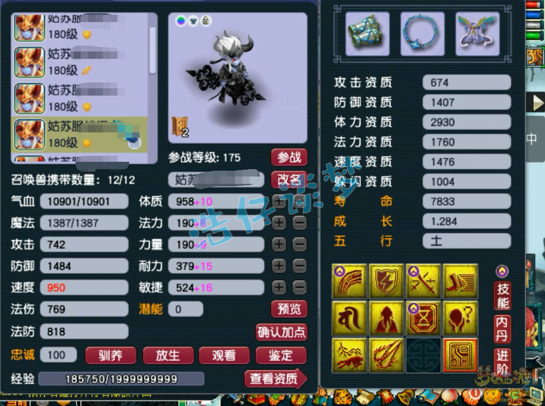 梦幻西游化生寺175级服战装备展示图