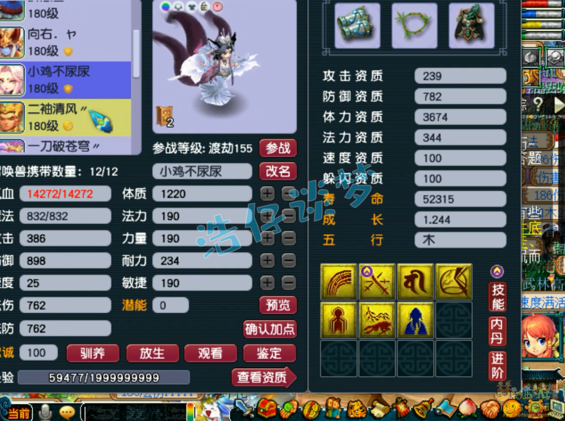 梦幻西游PK175级凌波城装备展示图