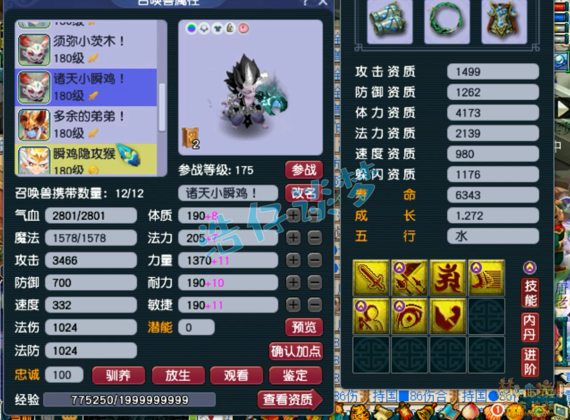 梦幻西游虎贲大唐装备175级展示图