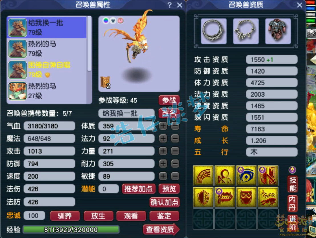 梦幻西游69级平民花果山装备展示图