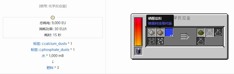 我的世界格雷科技现代版杂项合成表大全