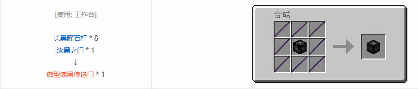 我的世界格雷科技6微型传送门合成表大全