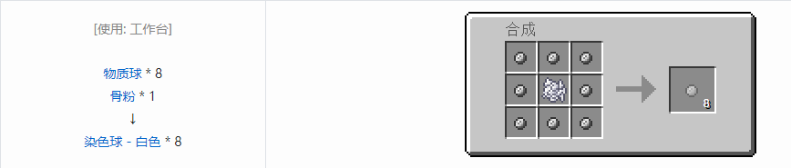 我的世界应用能源2染色球合成表大全