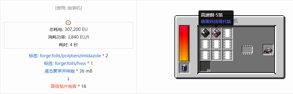 我的世界格雷科技现代版器件合成表大全