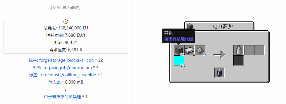 我的世界格雷科技现代版器件合成表大全