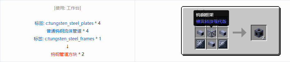 我的世界格雷科技现代版方块合成表大全