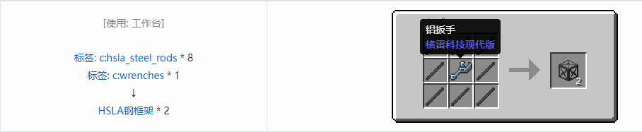 我的世界格雷科技现代版方块合成表大全