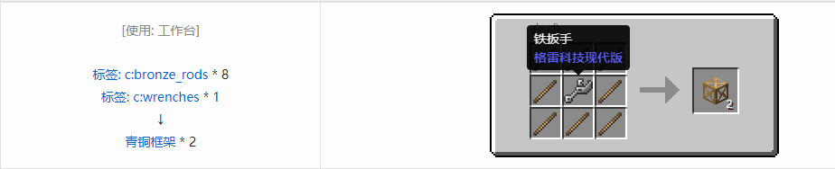 我的世界格雷科技现代版方块合成表大全