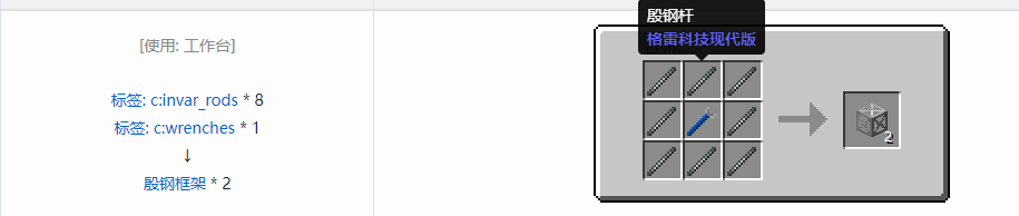 我的世界格雷科技现代版方块合成表大全