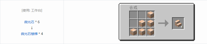 我的世界植物魔法楼梯合成表大全